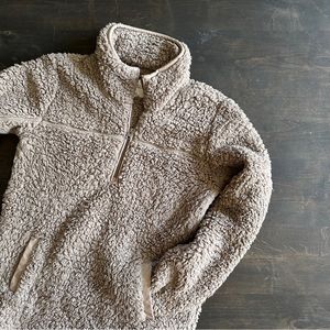 *SOLD* Abercrombie Soft AF Sherpa 1/4-Zip Pullover
